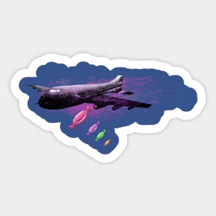 candy bomber Sticker